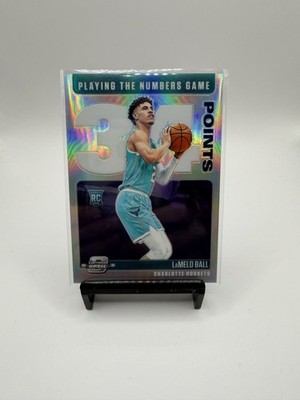 2020-21 Panini Contenders Optic Playing the Numbers Game Lamelo Ball Rookie A20