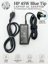 Genuine HP 45W Laptop Charger 19.5V 2.31A Blue Tip Power Adapter P/N L25296-002