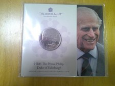 ROYAL MINT 2021 PRINCE PHILIP DUKE OF EDINBURGH MEMORIAL £5 BU COIN SEALED