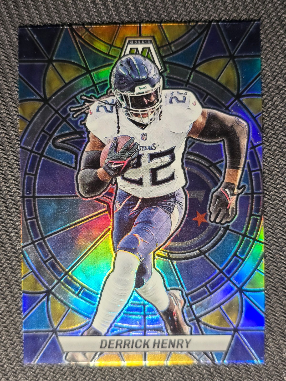 2023 Stained Glass Derrick Henry Panini Mosaic SSP #SG-11