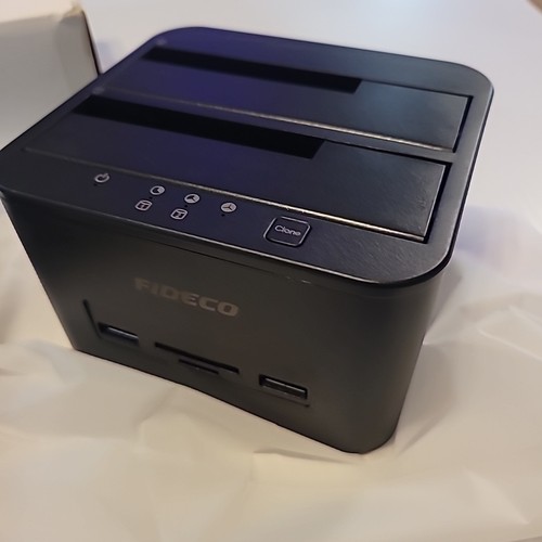 Fideco USB 3.0 Dual Bay HDD Dockingstation für 2,5"-3,5" SATA HD + SSD - NEU - Bild 2 von 6