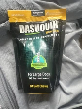Dasuquin MSM Joint Health Supplement Soft Chews For LARGE Dogs 84ct Exp 05/27