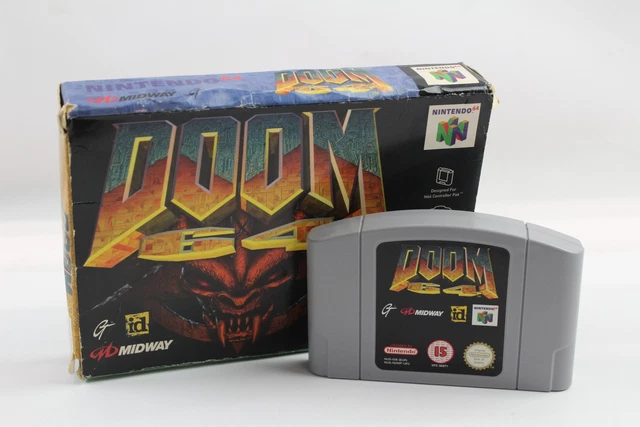 Lot 10 Doom 64 N64 Boxed w/ Insert & Booklet 