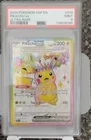 Pokémon TCG Pikachu ex Ultra Rare Holo English PSA 9 Sv08 Surging Sparks 219/191