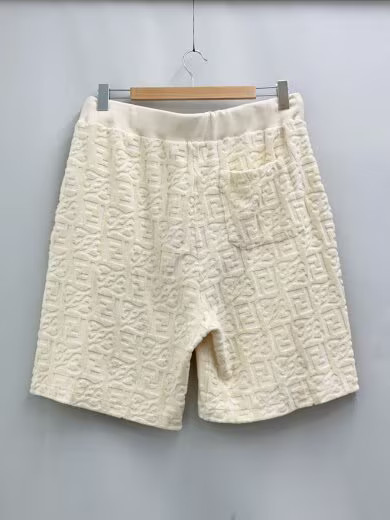 FENDI Bermuda Shorts/ Size 52/ Cotton/ Cream/ FB0689 A9RK thumbnail 2