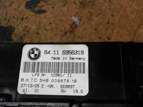 Commande De Chauffage Pour BMW Série 3 E46 Phase 2 - Référence 64116956319, Occasion