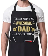 Apron Gifts For Papa Dad Kitchen Gifts Grandpa Cooking Apparel 1 PCS
