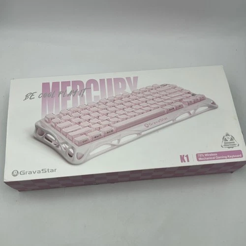 GravaStar Mercury K1 75% Wireless Mechanical Gaming Keyboard, Aluminum Alloy ...