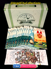 Hayao Miyazaki TCG CCG Trading Thick Card 13 Pack Booster Box Doujin Totoro