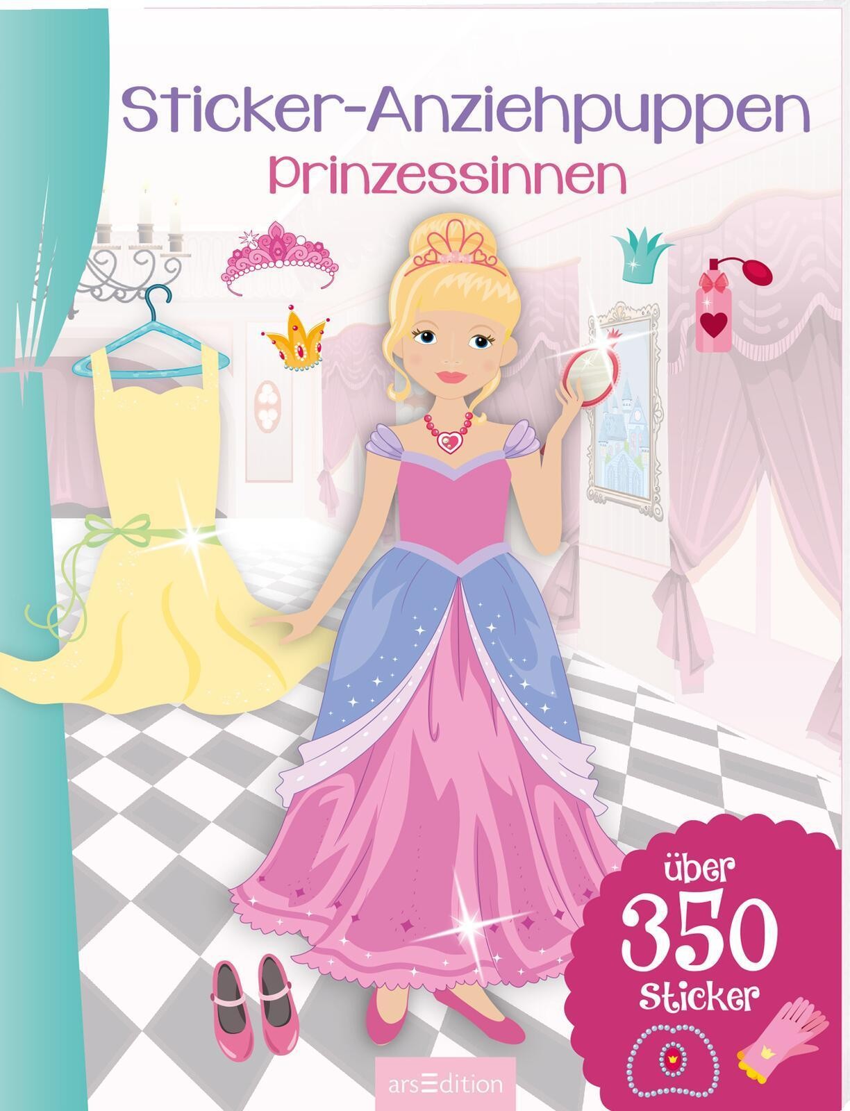 Sticker-Anziehpuppen - Prinzessinnen Eva Schindler