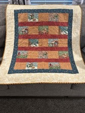 Handmade Love Is Patient Quilt Lap Blanket/Wall Hanging 38 x 41 NEW