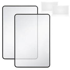 Kifmurase 4Pcs Page Magnifying Sheet 3X Lightweight Optical Plastic Black