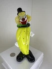 Vintage Murano Clown Glass Figure Italian Hand Blown Art Glass