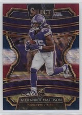 2019 Panini Select Concourse Tri-Color Prizm 135/199 Alexander Mattison #64 15ej