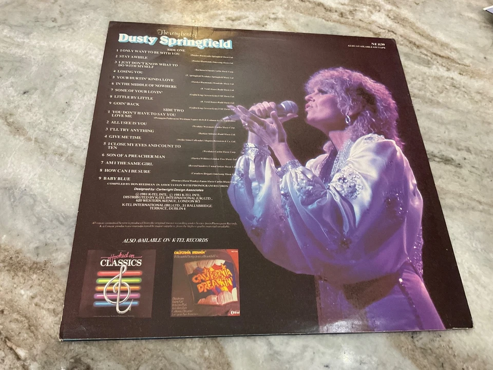 DUSTY SPRINGFIELD LP THE VERY BEST OF DUSTY SPRINGFIELD 1981 UK NE 113 EX/EX - Image 2 of 2