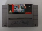 John Madden Autographed John Madden Football Super Nintendo Cartridge