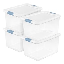 Sterilite 64 Qt Latching Box Stackable Storag...