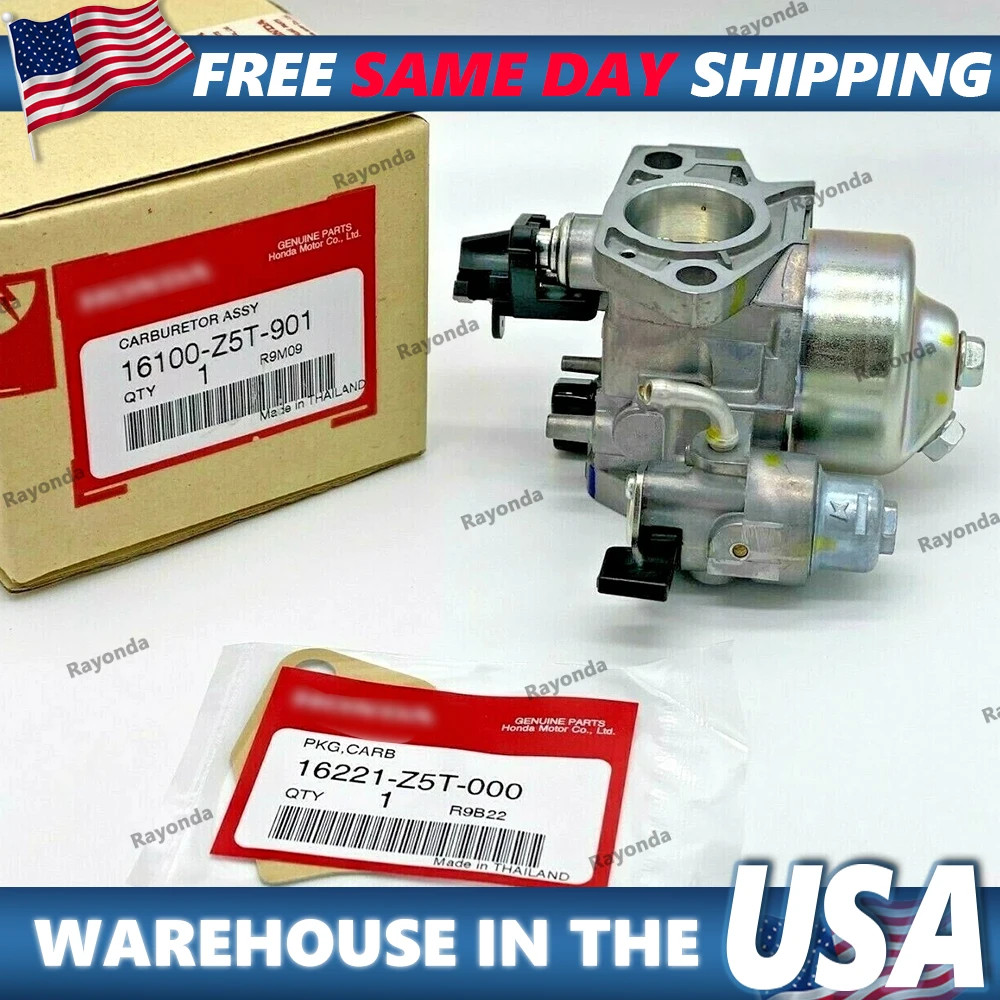 Honda 16100-Z5T-901 Genuine OEM Carb w/ 16221-Z5T-000 gasket SAME DAY SHIPPING