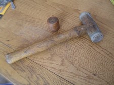 thorex 712 soft hammer nylon mallet + spare  hide insert garage tool