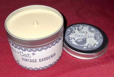 Agnes & Cat Vintage Gardenia Duftkerze aus Blech