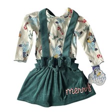 Baby Girls Bluey CHRISTMAS Dress Bingo Dress NEW Size 12 M Long Sleeve New