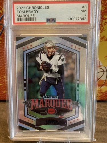 2022 Panini Chronicles Tom Brady Marquee Silver PSA 7 NM
