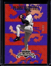 2025 Panini Crusade Pedro Martinez Purple #/99 Red Sox