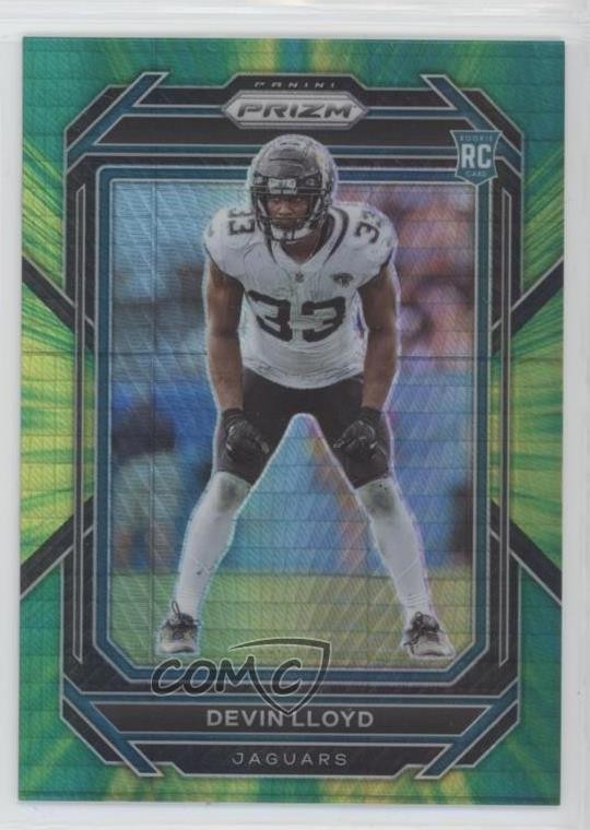 2022 Panini Prizm Rookies Hyper Prizm /175 Devin Lloyd #376 Rookie RC 6m7