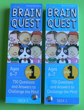 LN Brain Quest 750 Q A, gr.1 Ages 6-7 Deck 1  Deck 2 Workman Publ