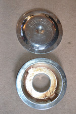 Vintage Chrome Embossed Chevrolet 14 Air Cleaner Base And Cover Vintage Chrome Embossed Chevrolet 14 Air Cleaner Base And Cover
