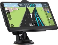 Car Truck GPS Navigation 7 Inch Touch Screen 2023 Maps Spoken Direction