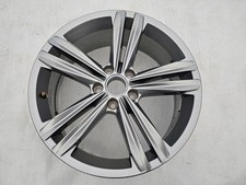 1x Alufelge 18 Zoll 7.0" 5x112 43ET Glanz Silber 5NA601025H VW Tiguan Rim Wheel
