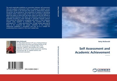 Self Assessment and Academic Achievement Betty McDonald