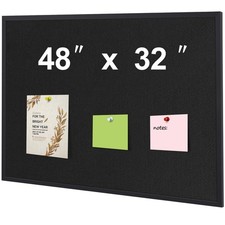 Cork Boards Bulletin Board 48'' X 32'' Corkboard for Walls Decorative Hanging...
