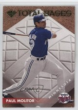 1996 Leaf Total Bases 3784/5000 Paul Molitor #7 HOF 6i8