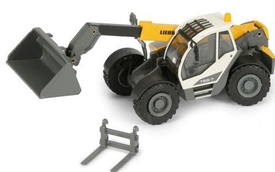 CONRAD - LIEBHERR T55-7 telescopic handler equipped with forks and bucket - ...