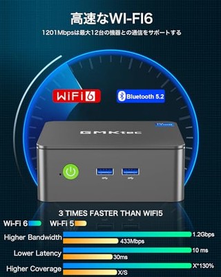 GMKtec G3 Plus Mini PC N150 16GB 512GB SSD Win11 Pro WiFi6 BT5.2