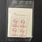 Canada Post # 591 CBN PL No. 3 SEALED 4x Corner Plate Block Set - FV$ 0.96