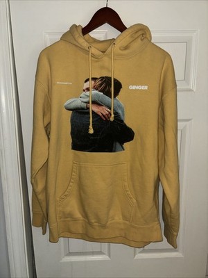 Brockhampton Ginger Yellow Hoodie Sweatshirt Size Large