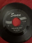 Beatles SHE LOVES YOU 1964 Swan 45 rpm VG+ HEAR IT HERE