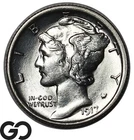 1917 Mercury Dime, Blast White Gem
