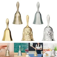 Hand Bell Desktop Bell Church Bell for Wedding Reception Dinner Pet Feeding