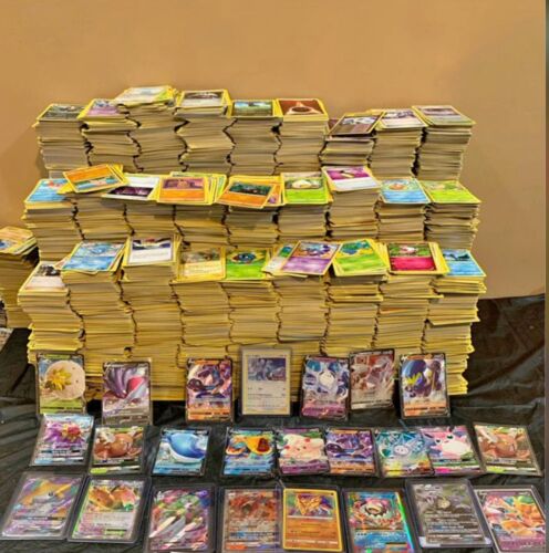 Pokemon Card Lot of 100 Cards, Dont Miss Out On This Deal. My Personal Collecton - Afbeelding 1 van 13