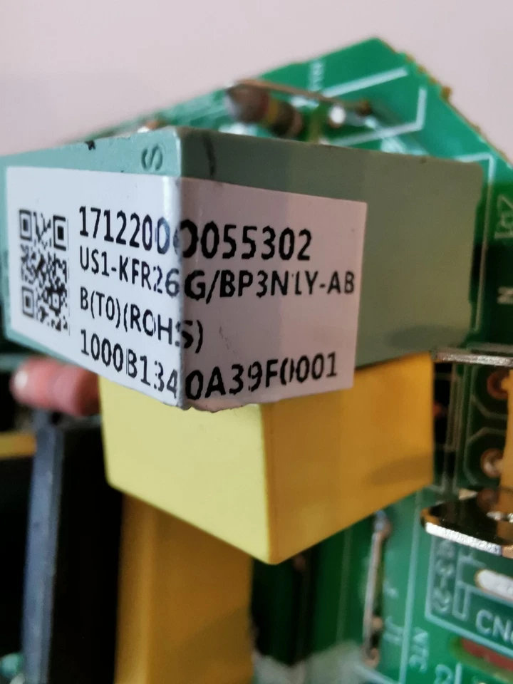 Placa de control de unidad interior Midea PCB 17122000055302 - US1-KFR26G/BP3N1Y-AB Foto 2 de 2