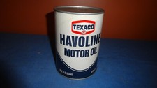 Texaco Havoline  Engine oil full  paper can mint