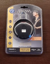 Santana Vision Waterproof Bluetooth Portable Speaker With LED Light Display