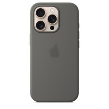 Image of SILICONE CASE WITH MAGSAFE CHARGING FOR IPHONE 16 Pro - Stone Grey
