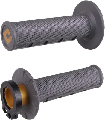 ODI V2 Lock-On 1/2 Waffle Grips - Gray - H36HWG