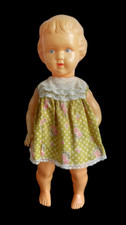 Vintage 1960's USSR Russian Soviet CELLULOID LARGE Toy Doll GIRL