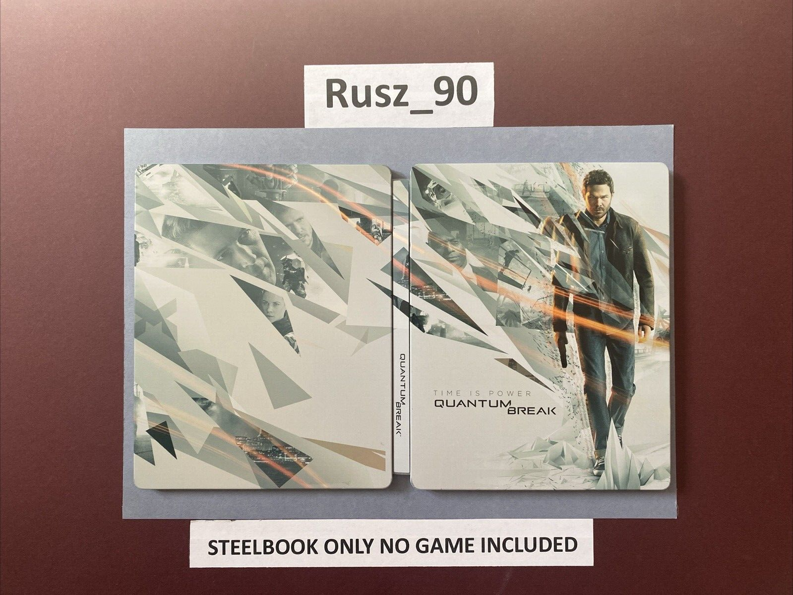 STEELBOOK ONLY Quantum Break Xbox One Limited Edition IN EXC CONDITION